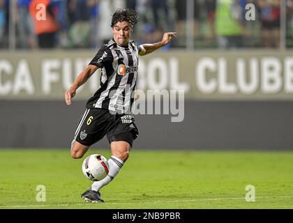 Belo Horizonte, Brasilien, 13. Februar 2023. Dodo of Atletico Mineiro, während des Spiels zwischen Cruzeiro und Atletico Mineiro, für die Meisterschaft Mineiro 2023, im Arena Independencia Stadium, in Belo Horizonte am 13. Februar. Foto: Gledston Tavares/DiaEsportivo/Alamy Live News Stockfoto