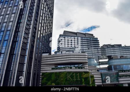 K11 Musea gilt als eine der neuesten und aufregendsten Attraktionen in Hong Kong, die Kultur, Kunst und Luxusgeschäfte zu einem einzigartigen Erlebnis kombiniert Stockfoto