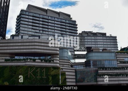 K11 Musea gilt als eine der neuesten und aufregendsten Attraktionen in Hong Kong, die Kultur, Kunst und Luxusgeschäfte zu einem einzigartigen Erlebnis kombiniert Stockfoto