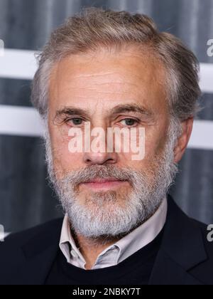 Culver City, Usa. 13. Februar 2023. CULVER CITY, LOS ANGELES, KALIFORNIEN, USA - FEBRUAR 13: Der österreichisch-deutsche Schauspieler Christoph Waltz trifft am 13. Februar 2023 auf der Los Angeles Premiere von Amazon Prime Video „The Consultant“ Staffel 1 im Culver Theater in Culver City, Los Angeles, Kalifornien, USA ein. (Foto: Xavier Collin/Image Press Agency) Kredit: Image Press Agency/Alamy Live News Stockfoto