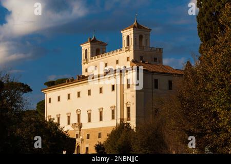 Villa Medici auf dem Pincian-Hügel, jetzt die französische Akademie in Rom Stockfoto