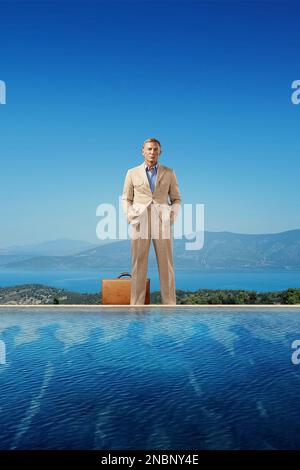 DANIEL CRAIG IN GLASS ONION: A KNIVES OUT MYSTERY (2022), REGIE RIAN JOHNSON. Kredit: T-Street / Album Stockfoto