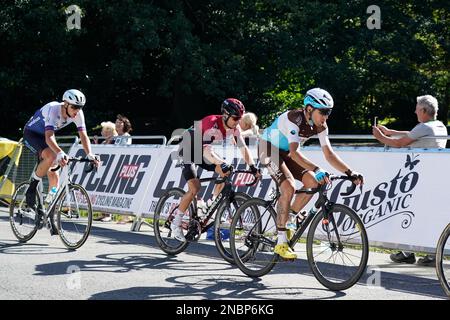 Die Tour durch Großbritannien 2019. Wirral und Nordwales. Birkenhead, Großbritannien. 11. September 2019. Birkenhead Park während der OVO Energy Tour of Britain 2019, stage5, Wirral Stage, Birkenhead nach Birkenhead am Mittwoch, 11. September 2019. Stockfoto