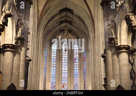 Brüssel, Bruxelles, Brussel, offiziell ist die Region Brüssel-Hauptstadt eine Region Belgiens, die sich aus 19 Gemeinden zusammensetzt Stockfoto