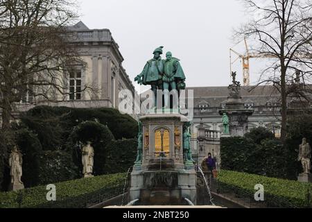 Brüssel, Bruxelles, Brussel, offiziell ist die Region Brüssel-Hauptstadt eine Region Belgiens, die sich aus 19 Gemeinden zusammensetzt Stockfoto