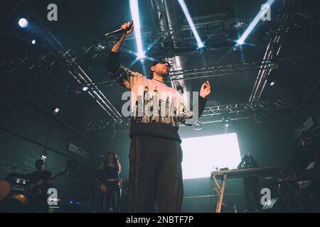 Mondo Marcio im Konzert zu ai Magazzini Generali di Milano per il Magico Tour 2023 Uhr Stockfoto