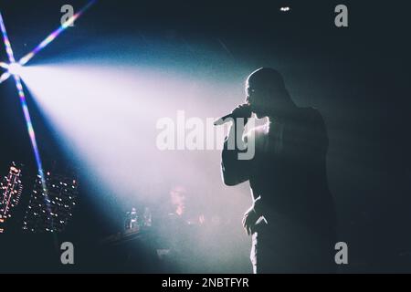 Mondo Marcio im Konzert zu ai Magazzini Generali di Milano per il Magico Tour 2023 Uhr Stockfoto