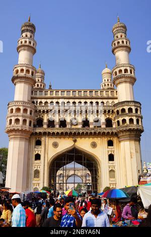 Charminar Moschee Charminar Hyderabad India Andhra Pradesh Stockfoto
