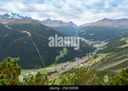 valdidentro Valley, valdidentro, italien Stockfoto