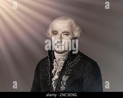 Pierre-Simon Marquis de Laplace, 1749-1827, französischer Physiker, Astronom und Mathematiker, digital verändert Stockfoto