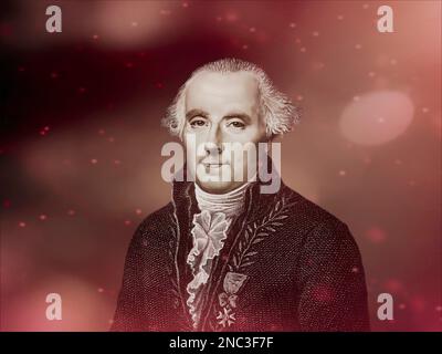 Pierre-Simon Marquis de Laplace, 1749-1827, französischer Physiker, Astronom und Mathematiker, digital verändert Stockfoto