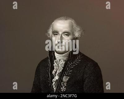 Pierre-Simon Marquis de Laplace, 1749-1827, französischer Physiker, Astronom und Mathematiker, digital verändert Stockfoto