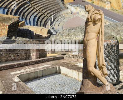 Italica (Sevilla) war die erste römische Kolonie in Spanien, gegründet von Scipio Africanus und war der Geburtsort von zwei Kaisern, Trajan und Hadrian Stockfoto