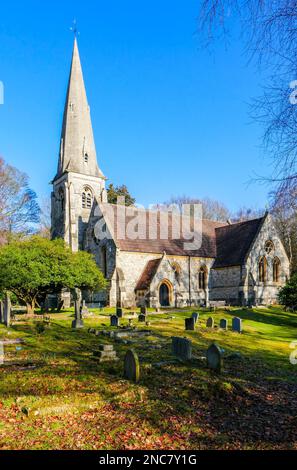 Kirche der Heiligen Unschuldigen, hoher Buche, Epping Forest, Essex Stockfoto