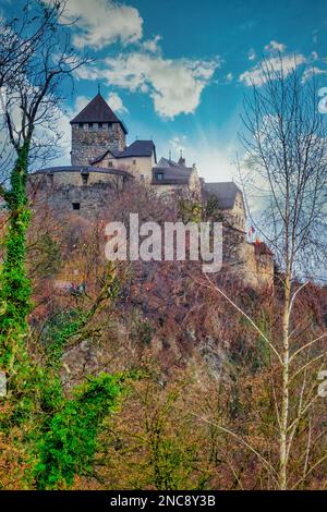 Schloss Vaduz in Vaduz, Liechtenstein. Stockfoto