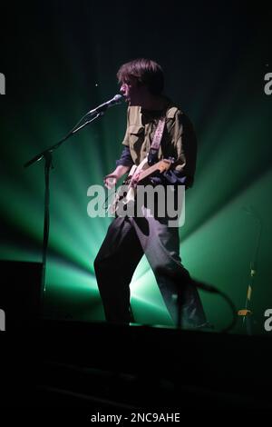 Stone, eine britische Post-Punk-Band aus Liverpool, die live für die Kooks in Berlin auftritt Stockfoto