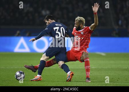 Paris, Frankreich, 14. Februar 2023, Julien Mattia / Le Pictorium - PSG - Bayern München - 14 16/2/2023 - Frankreich / Ile-de-France (Region) / Paris - Lionel Messi während des Spiels der Champions League 2023 zwischen PSG und Bayern München im Parc des Princes in Paris am 14. Februar 2023 Stockfoto