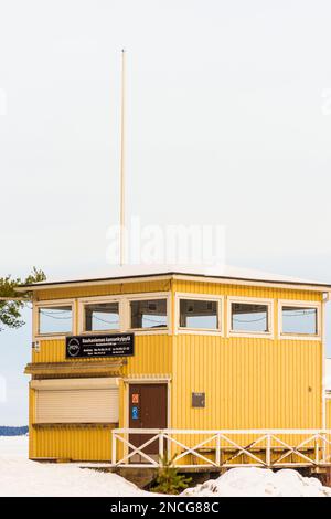 Rauhaniemi Folk Spa in Rauhaniemi Tampere Finnland Stockfoto