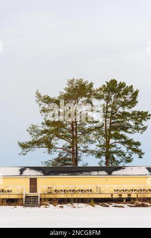 Rauhaniemi Folk Spa in Rauhaniemi Tampere Finnland Stockfoto