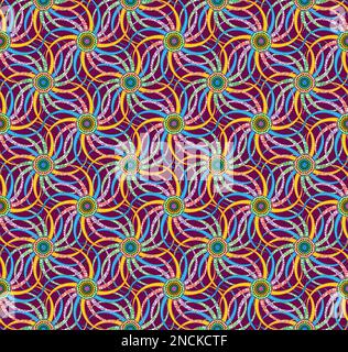 Hintergrundmuster Texturtapete nahtlose Textilien Abstraktes Vektordesign Illustration Stoffdruck Stock Vektor