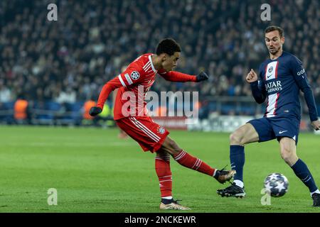 (C) Denis TRASFI / MAXPPP - à Boulogne-Billancourt au Parc des Princes le 14-02-2023 - UEFA Ligue des Champions, 8ème de finale aller - Paris Saint Ge Stockfoto