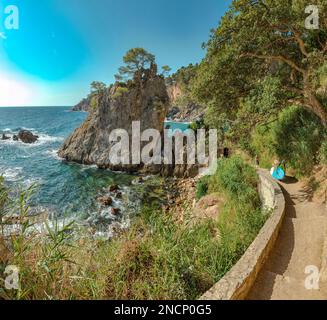 Cala el Golfet Strand Stockfoto