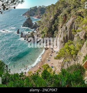 Cala el Golfet Strand Stockfoto