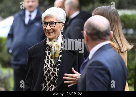 Silvana Sciarra&#XA;Richterin am Verfassungsgericht der Italienischen Republik anlässlich der Begehung des 94. Jahrestags der Lateranpakte und Stockfoto