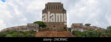 das afrikanische Denkmal von Voortrekker in Pretoria in Südafrika Stockfoto