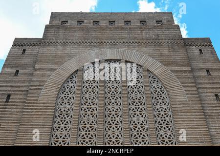 das afrikanische Denkmal von Voortrekker in Pretoria in Südafrika Stockfoto