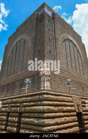 das afrikanische Denkmal von Voortrekker in Pretoria in Südafrika Stockfoto