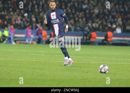 Paris, Stade de France, 14/02/2023, PARIS, Frankreich. , . NEYMAR, FOOTBALL, UEFA CHAMPIONS LEAGUE, PSG, Paris Saint Germain gegen FC Bayern Muenchen am Dienstag, den 14. Februar in Paris im Stade de France, Ergebnis 0:1, (Foto: © Arthur THILL/ATPimages) (THILL Arthur/ATP/SPP) Guthaben: SPP Sport Press Photo. Alamy Live News Stockfoto