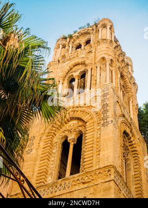 Kirche Santa Maria dell'Ammiraglio - Palermo, Sizilien, Italien Stockfoto