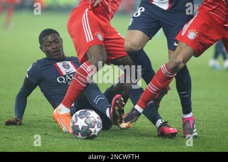 Paris, Stade de France, 14/02/2023, PARIS, Frankreich. , . FUSSBALL, UEFA CHAMPIONS LEAGUE, PSG, Paris Saint Germain gegen FC Bayern Muenchen am Dienstag, den 14. Februar in Paris im Stade de France, Ergebnis 0:1, (Foto: © Arthur THILL/ATPimages) (THILL Arthur/ATP/SPP) Guthaben: SPP Sport Press Photo. Alamy Live News Stockfoto