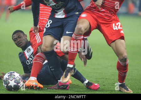 Paris, Stade de France, 14/02/2023, PARIS, Frankreich. , . FUSSBALL, UEFA CHAMPIONS LEAGUE, PSG, Paris Saint Germain gegen FC Bayern Muenchen am Dienstag, den 14. Februar in Paris im Stade de France, Ergebnis 0:1, (Foto: © Arthur THILL/ATPimages) (THILL Arthur/ATP/SPP) Guthaben: SPP Sport Press Photo. Alamy Live News Stockfoto