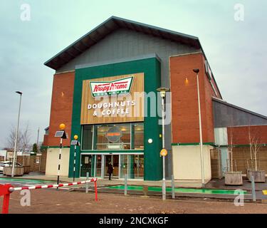 Krispy Kreme Braehead Shopping Centre Kings Inch Rd, Old Maritime Museum, Glasgow G51 4BN Stockfoto