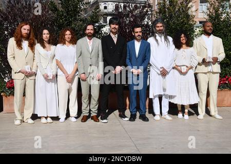 Rom, Italien. 15. Februar 2023. Rom: Barberini-Terrasse. Der Fotofilm der Frühling meines Lebens. Im Bild : Credit: Independent Photo Agency/Alamy Live News Stockfoto