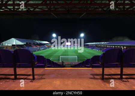 Allgemeiner Blick auf den Edgeley Park vor dem EFL League Two Match zwischen Stockport County und Crawley Town. Stockfoto