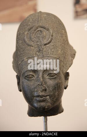 Leiter von Sethi I (1289-1278 v. Chr.). Neues Königreich. Dynastie XIX Ägypten. Barracco Museum of Antique Sculpture. Rom. Italien. Stockfoto