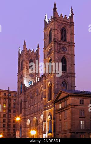 Kanada, Quebec, Montreal, Notre Dame Kathedrale Stockfoto