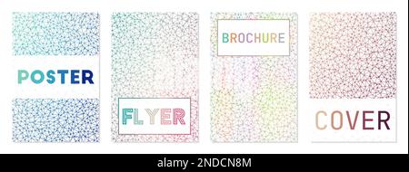 Hintergrund für Deckblätter oder Broschüren. Kann als Cover, Banner, Flyer, Poster, Visitenkarte, Broschüre. Stock Vektor