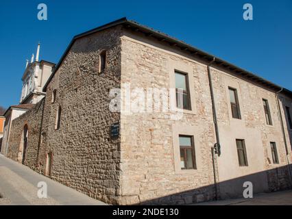 Brescia Italien Februar 12 2023: Außenansicht des Kunstmuseums Santa Giulia in Brescia Stockfoto