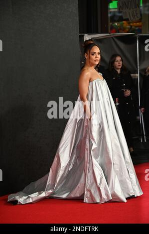 London, Großbritannien. 15. Februar 2023Tessa Thompson nimmt an der Warner Bros The European Premiere of CREED III, Cineworld Leicester Square, London, UK Teil. - Foto: 15. Februar 2023. Kredit: Siehe Li/Picture Capital/Alamy Live News Stockfoto