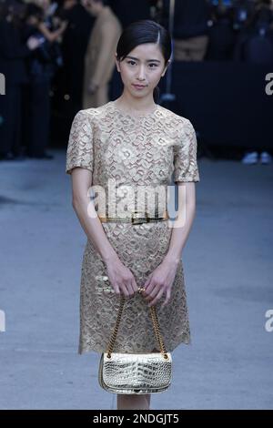 New York, New York, USA. 15. Februar 2023. Yuina ist bei der Michael Kors Herbst Winter 2023 Fashion Show, Highline Stages, New York, NY, 15. Februar 2023 anwesend. Kredit: Kristin Callahan/Everett Collection/Alamy Live News Stockfoto