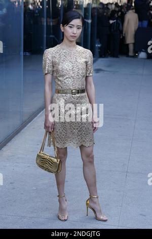 New York, New York, USA. 15. Februar 2023. Yuina ist bei der Michael Kors Herbst Winter 2023 Fashion Show, Highline Stages, New York, NY, 15. Februar 2023 anwesend. Kredit: Kristin Callahan/Everett Collection/Alamy Live News Stockfoto