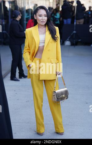 New York, New York, USA. 15. Februar 2023. Li Jun Li in Anwesenheit von Michael Kors Herbst Winter 2023 Fashion Show, Highline Stages, New York, NY, 15. Februar 2023. Kredit: Kristin Callahan/Everett Collection/Alamy Live News Stockfoto