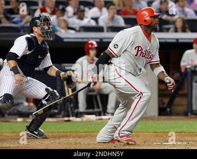 New York Yankees Catcher Francisco Cervelli (#29). The Yankees defeated the  Mets 2-1in the game played at Citi fied in Flushing, New York. (Credit  Image: © Anthony Gruppuso/Southcreek Global/ZUMApress.com Stock Photo 