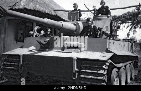 3. ss Totenkopf, Ostfront 1943. Stockfoto