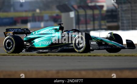 Action, TS-Live, Silverstone Circuit, F12305a, F1, GP, Great Britain Lance Walk, Aston Martin AMR23 Aston Martin nur über FUFA61 EDITORIAL Stockfoto