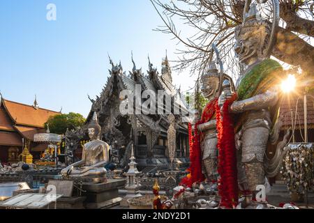 wat si suphan, auch bekannt als Silbertempel, in chiang Mai, thailand Stockfoto